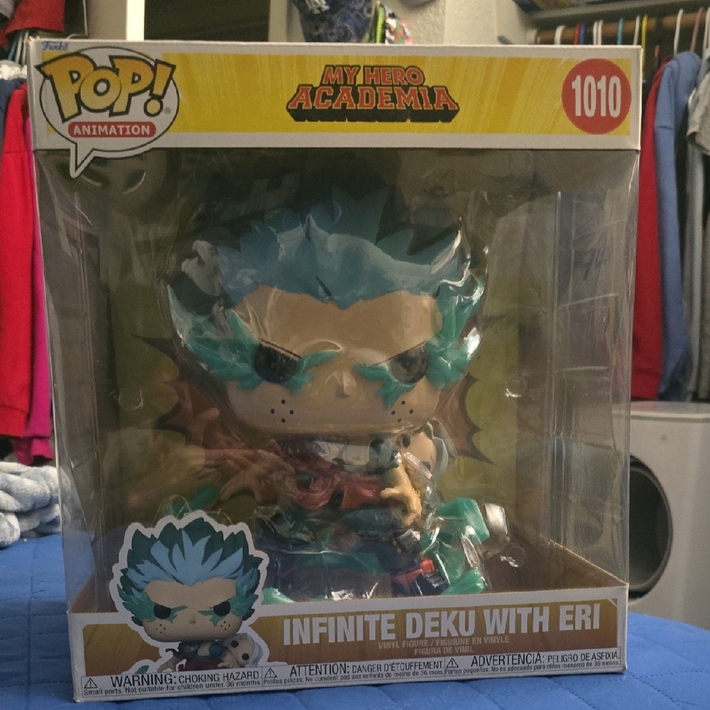 Funko Pop! Animation Infinite Deku with Eri - Blue and Tan